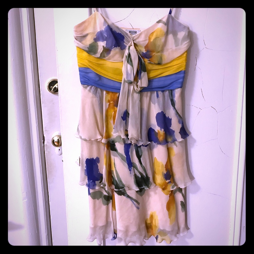 Gorgeous Moschino Cheap & Chic silk floral dress